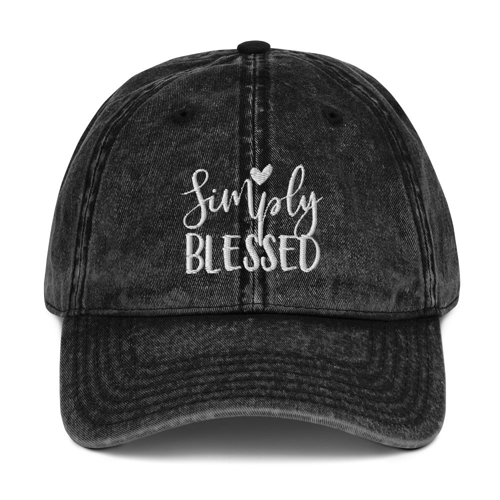 Vintage Cotton Twill Cap